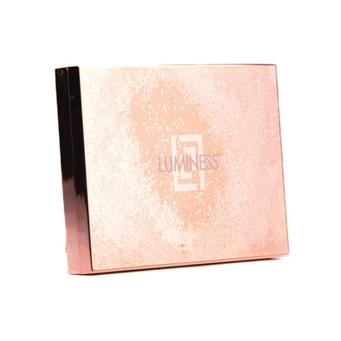 LUMINESS Face Time Essentials Face Palette - Includes Bronzer, Blush, Highlighter, Face Powder and 6 Eyeshadows - Highly Pigmented, Long-Wearing Makeup Palette - Silky Smooth, Easy to Blend
