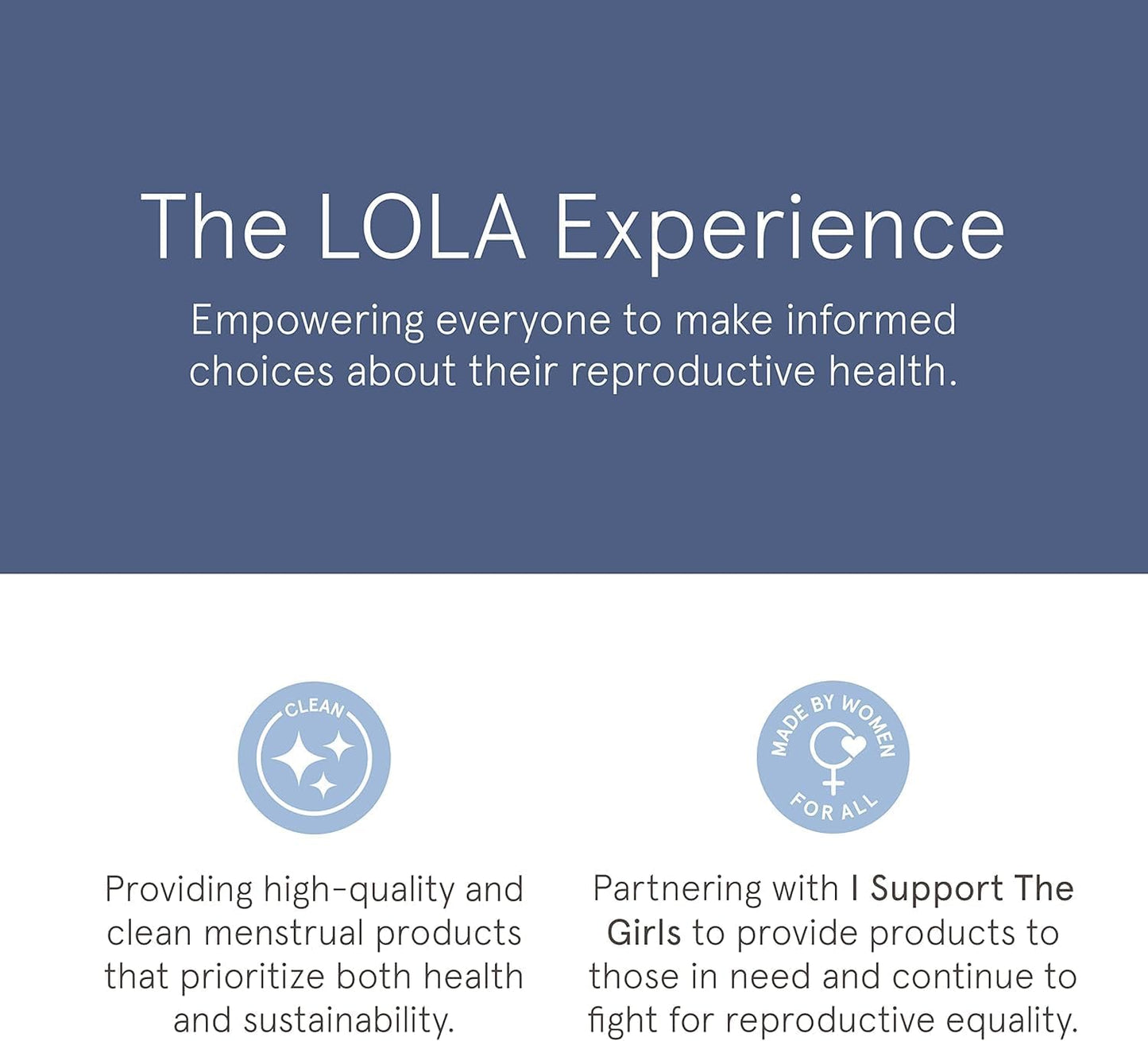 LOLA Organic Cotton Tampons, 8 Count - Super Plus Non-Toxic Tampons, Period Feminine Hygiene Products, HSA FSA Approved Products Feminine Care