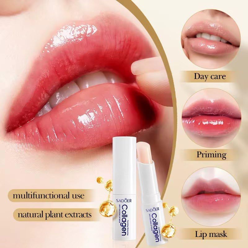 Collagen lip balm - Hydrating, Soothing, Long-Lasting Protection, All-Season Protection