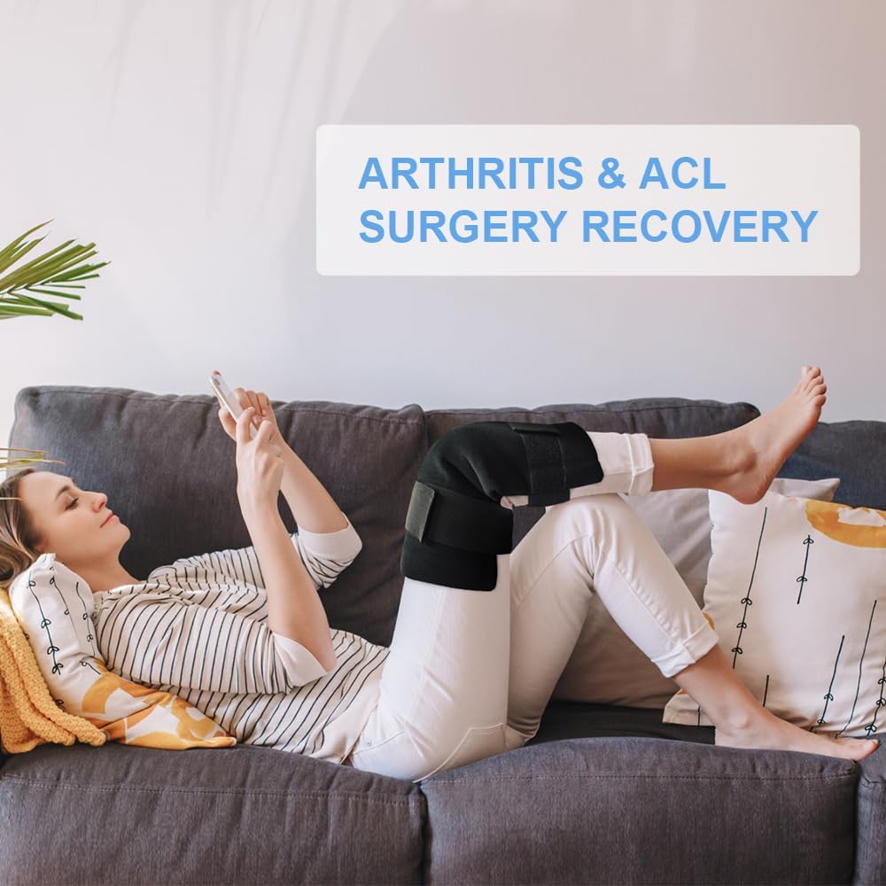 Gel Soft Flexible Ice Packs for Injuries - Reusable Freezer Cold Pack, Hot Cold Compress Therapy Cooling Gel Pad Wrap for Shoulder, Hip, Knee, Back, Leg, Injury, Swelling, Bruises, Surgery - 11" x 14"