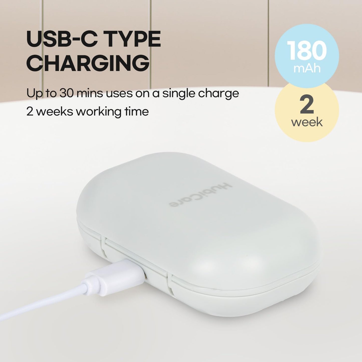 HubiCare Toothbrush Case, Spring pastel Color Portable Mini Toothbrush Covers with Holder, Rechargeable Travel Home Toothbrush And Holder, Cleaner Case for All Electric & Manual Toothbrushes (Yellow)