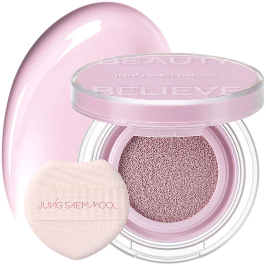 JUNGSAEMMOOL Artist Cushion Blush (Lavender Pink) | Easy to Blend, Lightweight, Hydrating Korean Makeup Cushion Blush for Dewy & Glowing Cheeks