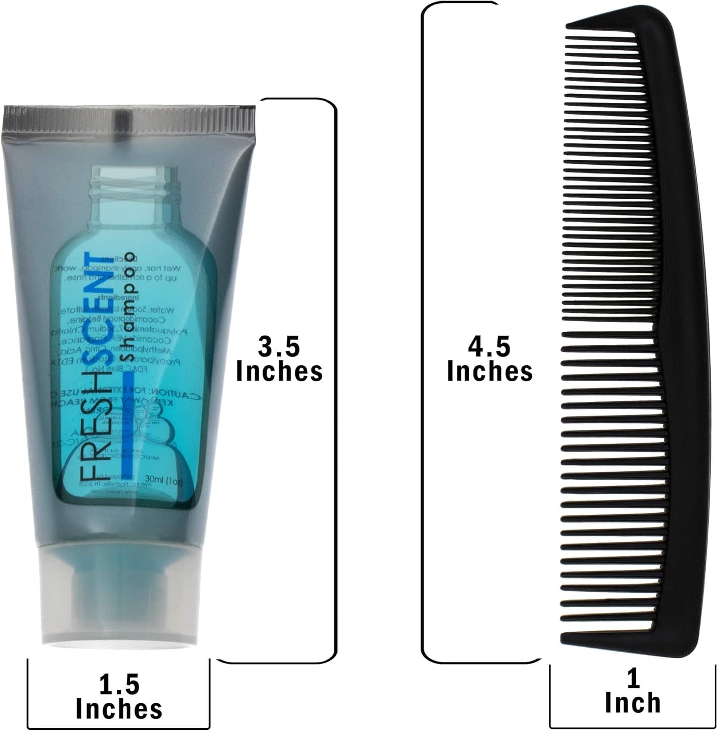 Moda West 96 Kits - Bulk Case of Wholesale Deluxe Toiletries for Men, Women, Travel, Charity, Homeless Shelters, 96 Disposable Hygiene Kits, Perfect for Hotels, Emergency Prep, and Donations