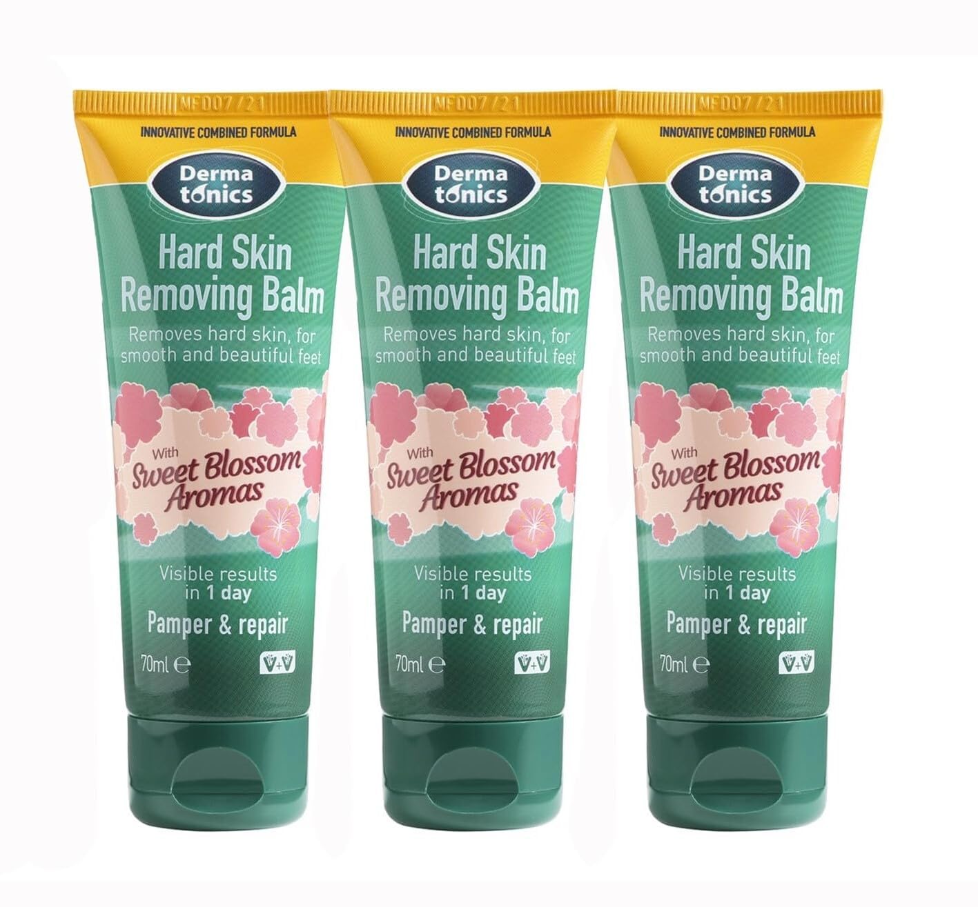 10% Urea Callus Removing Cream – Removes Hard Skin, Moisturizes and Rehydrates Racked, Rough, Dead and Dry Skin – for Feet, Elbows, and Hands, 2.37 fl oz. Tube, 3 Pack