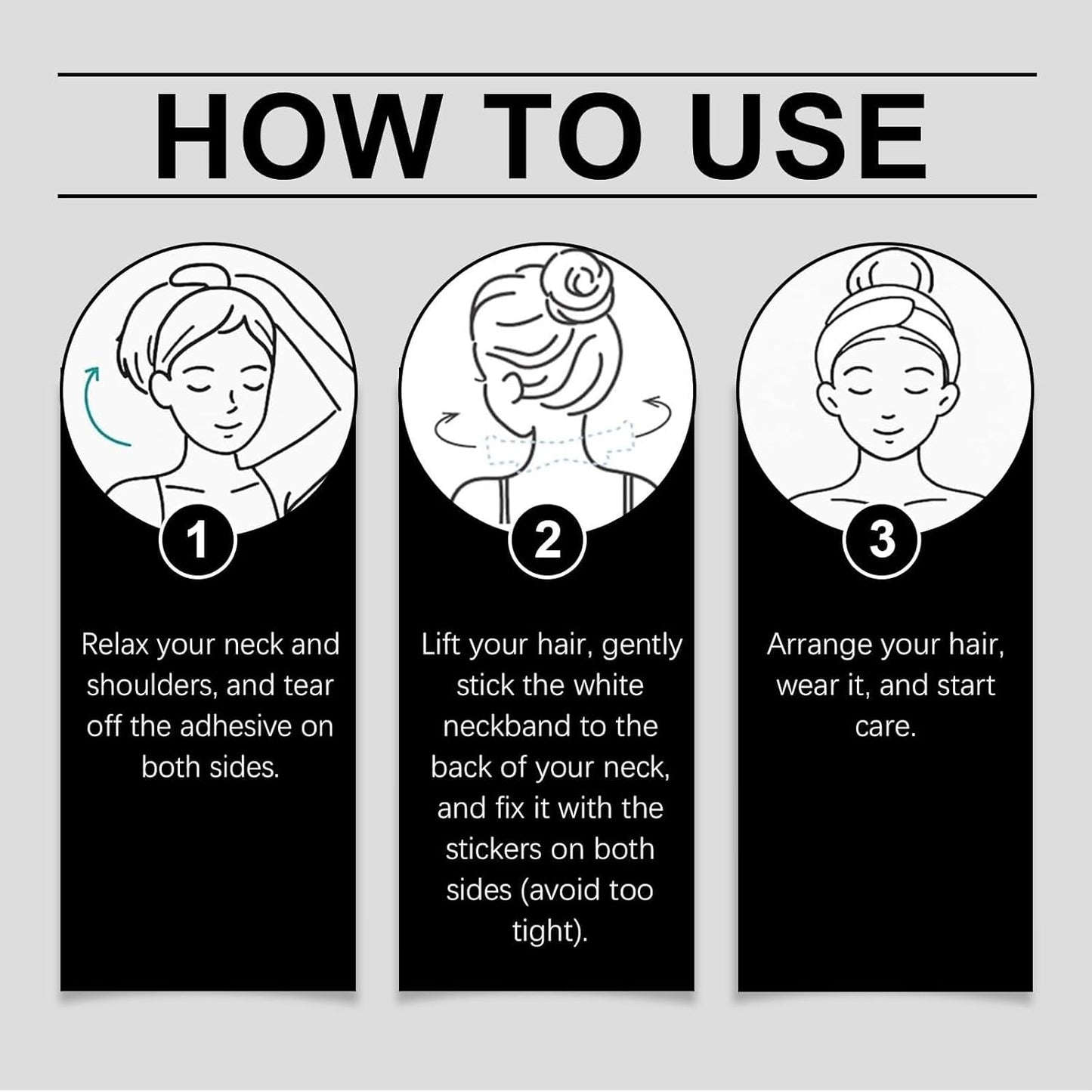 Neck Lift Tape-40 Neck Wrinkle Tape Instant Necktape Lift, Breathable Lift Strap Tightening Tapes for Necks Face Jaw Firming Neck Skin (xxxl)