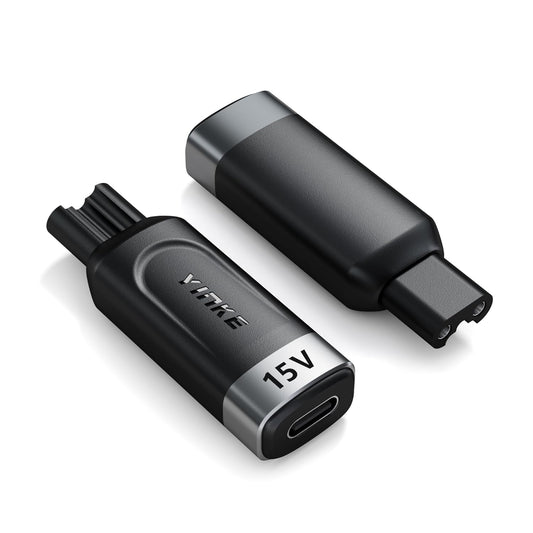 15V HQ8505 Type-C Shaver Adapter Charging Converter for Philips Norelco 7700/7500/7400 3500/5300 Series, OneBlade QP6520 QP6530 QP6510, USB-C Shaver Charger Converter without Charger Cord (1 PC)
