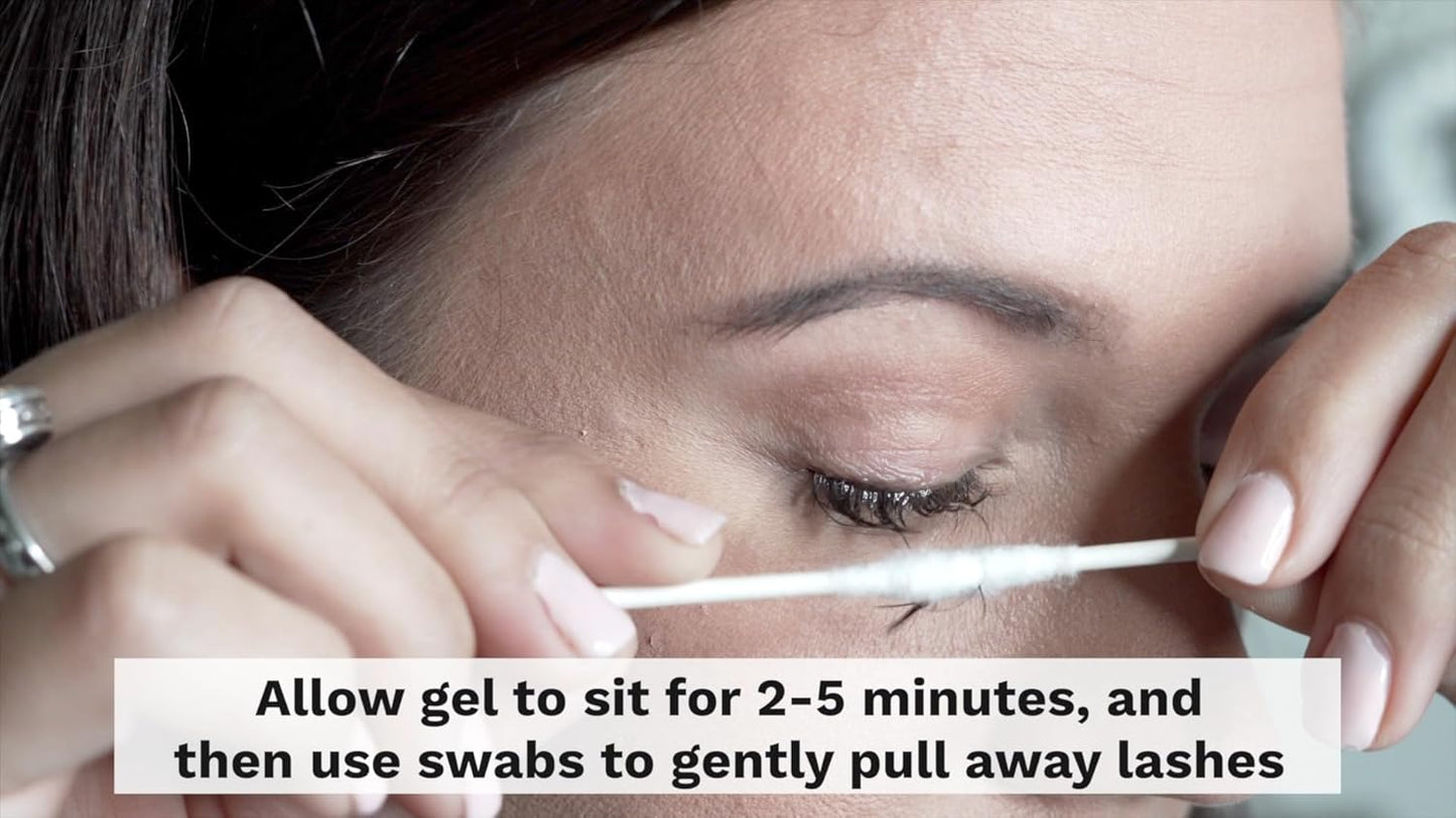 Sensitive Lash Remover for Lash Extensions - Clear Eyelash Extension Remover Gel - Fast-Acting Lash Extension Remover, Efficient Lash Glue Remover 15 ml - Existing Beauty Lashes