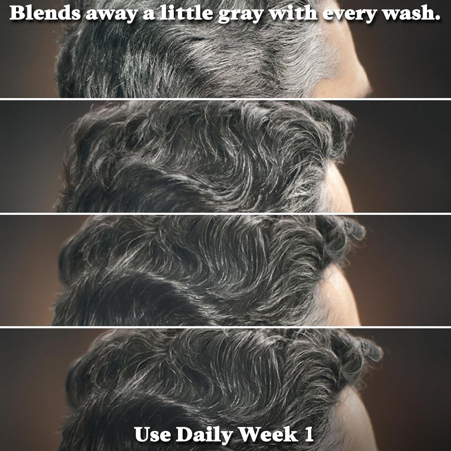 Just for Men Control GX Grey Reducing Shampoo, Gradual Hair Color with Keratin for Stronger Thicker and Healthier Looking Hair, 4 Fl Oz - Pack of 1 (Packaging May Vary)