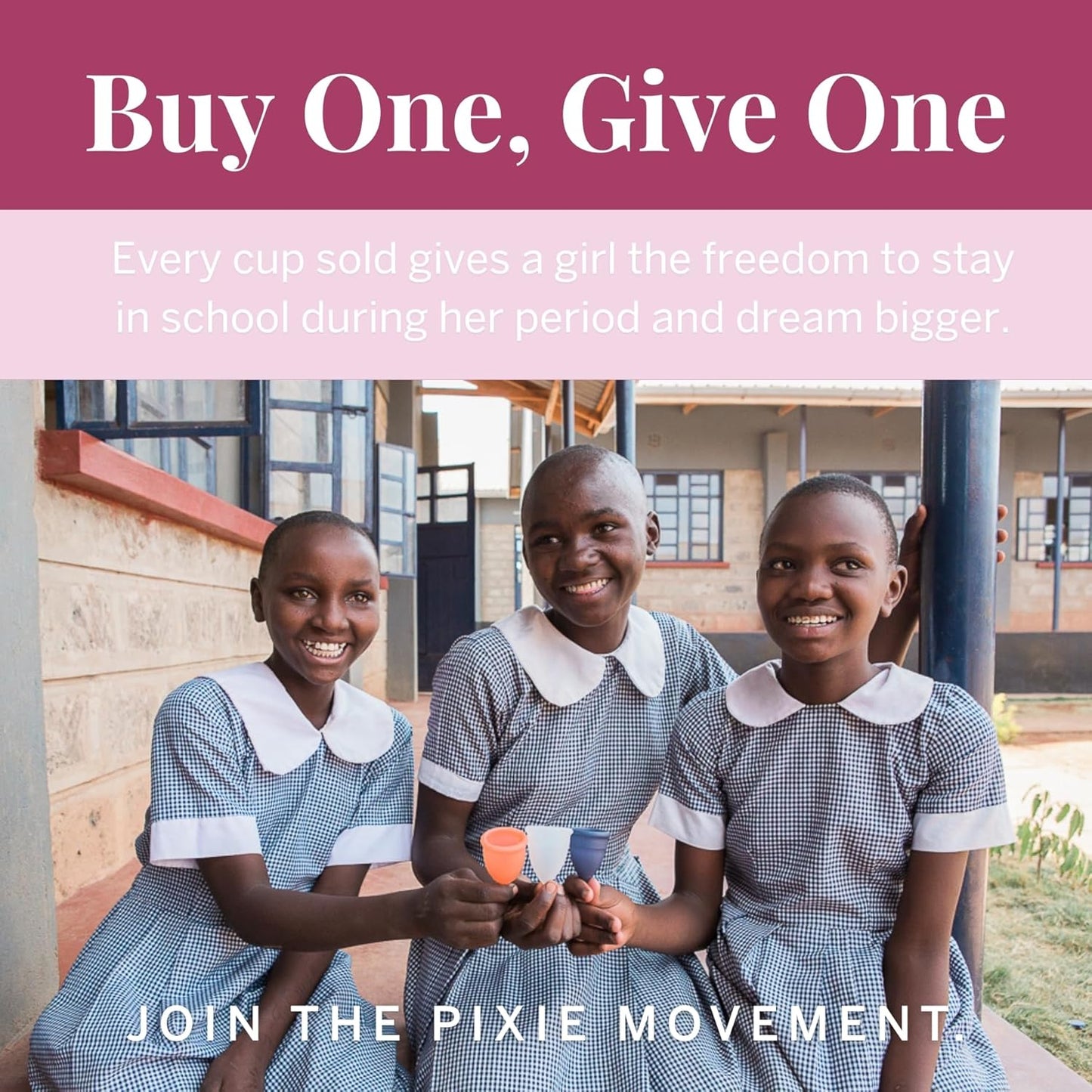 Pixie Menstrual Cup - No Metals or Toxins - Ranked 1 for The Most Soft Reusable Period Cup - Wear 12 Hours - 100% Medical-Grade Silicone - Tampon Alternative - Buy One We Give One - Extra Small