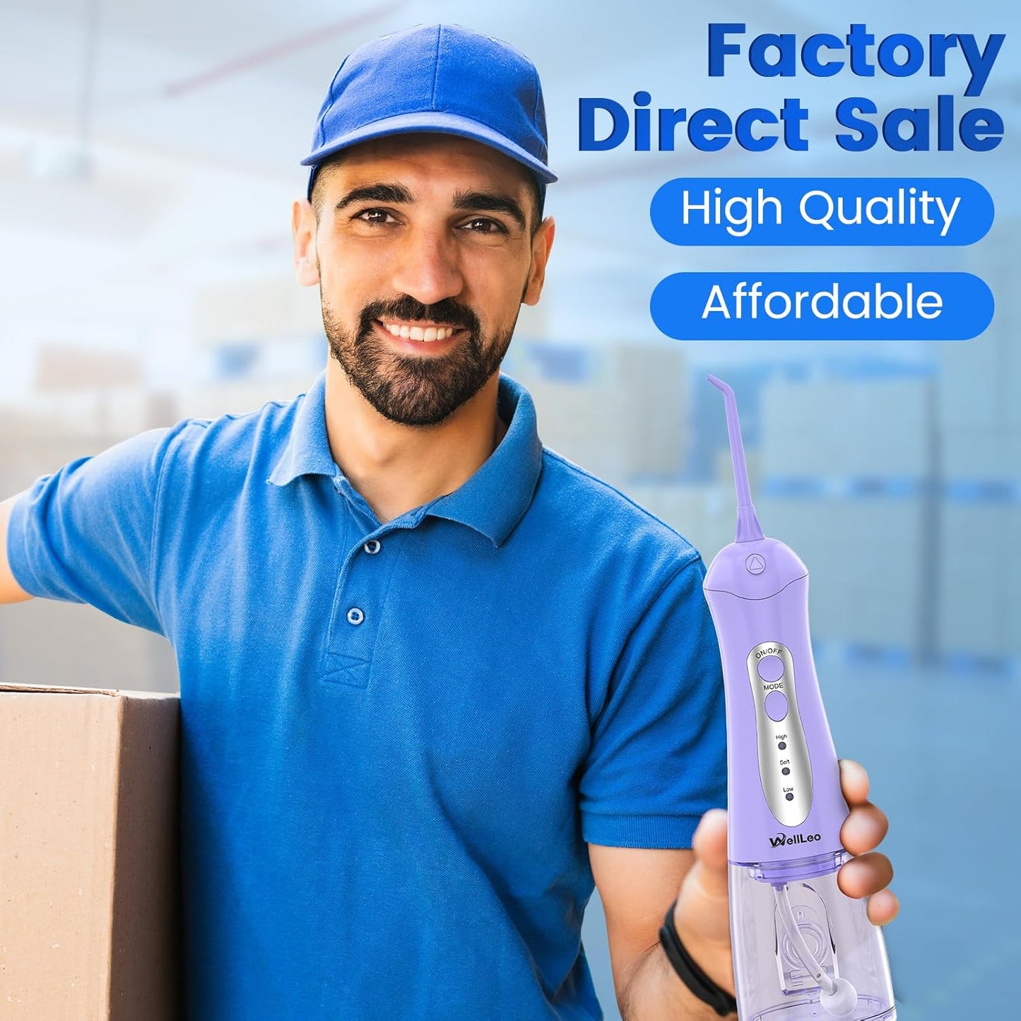 Water Flosser for Teeth, Portable Oral Irrigator Rechargeable Water Dental Flosser Pick with High Pressure 5 Jet Tips, IPX7 Travel Water Flossing for Brace Teeth Cleaner Gum Care