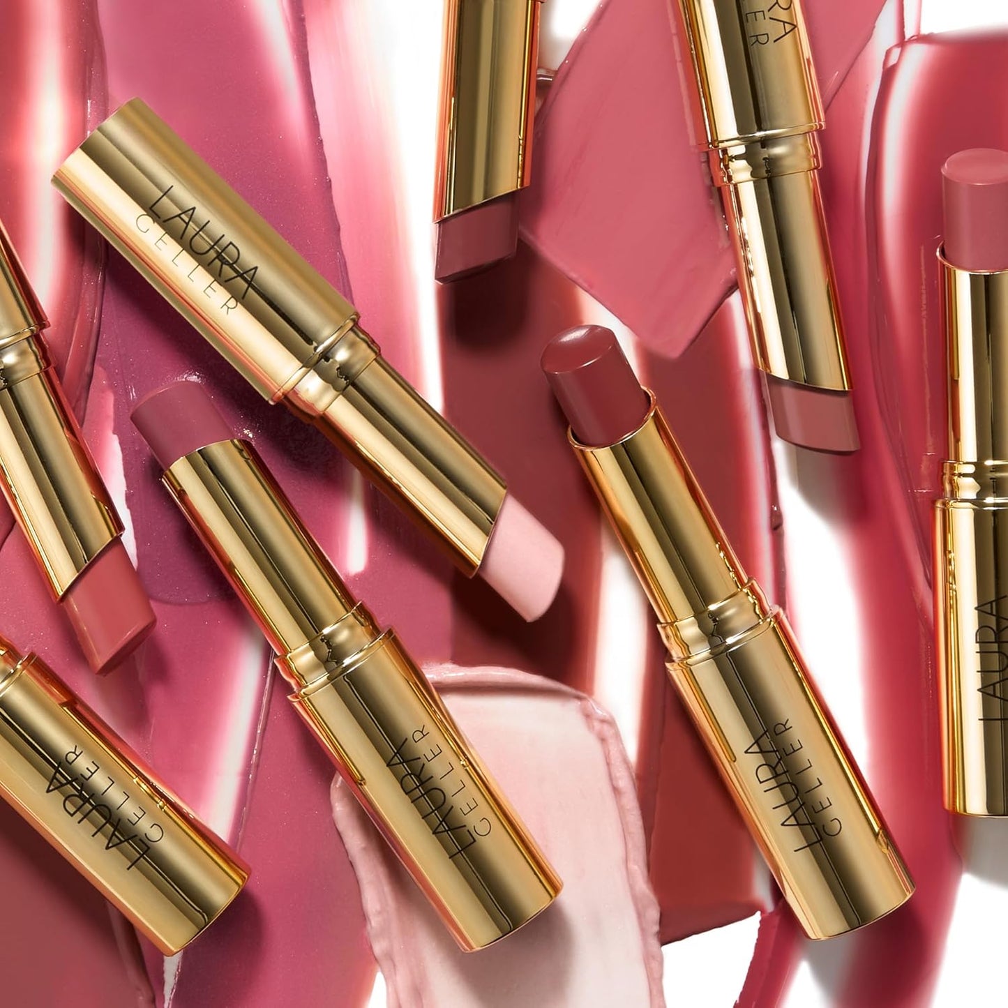 LAURA GELLER NEW YORK Jelly Balm Moisturizing Tinted Lip Color - Plum Happy - Hydrating Vitamin E - Semi-Shine Finish