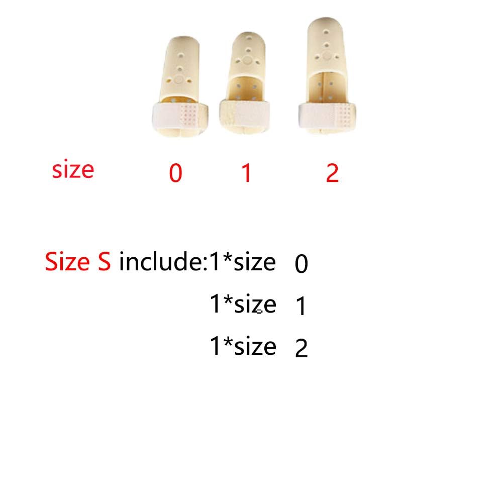 Thinvik [2 Pack Plastic Mallet DIP Finger Support Brace Splint Joint Protection Injury - Knuckle Circumference 60-65mm