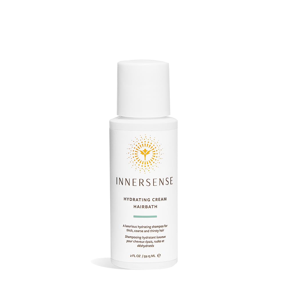 INNERSENSE Organic Beauty - Natural Hydrating Cream Hairbath Shampoo | Hydrating, Nourishing, For Dry Scalp | Non-Toxic, Cruelty-Free, Clean Haircare (2 fl oz | 59.1 mL)