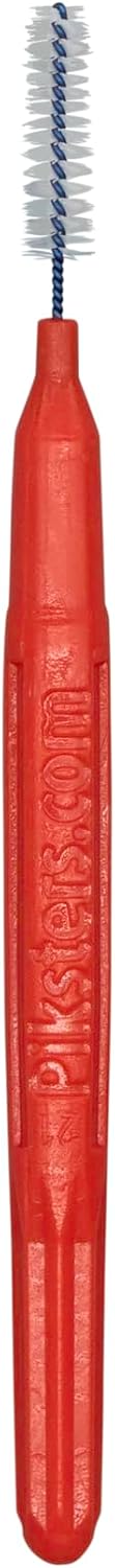 Piksters Interdental Brushes, Size 4, Red Handle