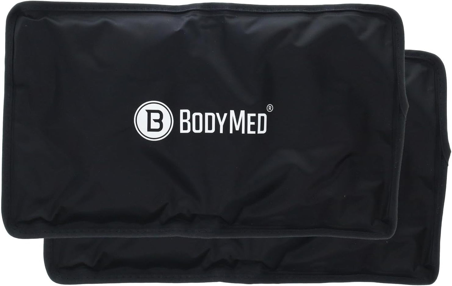 BodyMed Reusable Gel Ice Pack Cold Compress (2-Pack) for Back, Shoulder, Neck, & Knee - Professional Grade Cold Therapy for Injuries, Aches, Swelling, Bruises, Sprains - 12 in. x 7 in. (Half)
