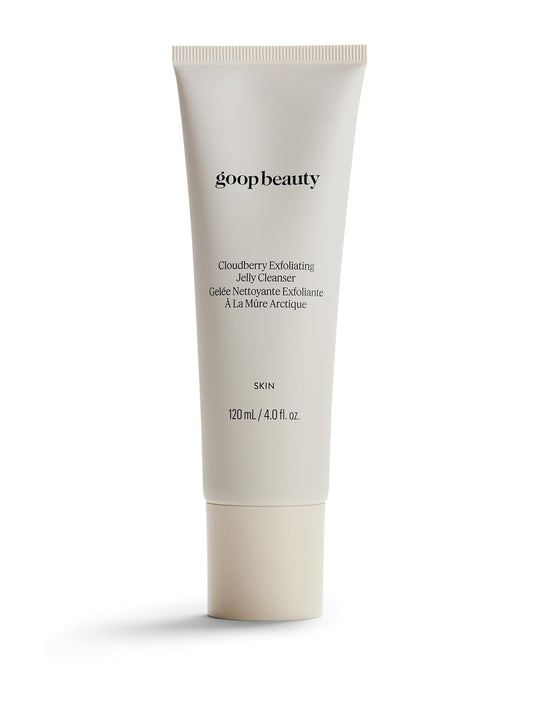 goop Beauty Exfoliating Jelly Cleanser | Face Wash to Clean & Smooth Skin | Squalane, Kakadu Plum, & Vitamin C | Moisturizes & Soothes Skin | Paraben & Silicone Free | 4 fl oz