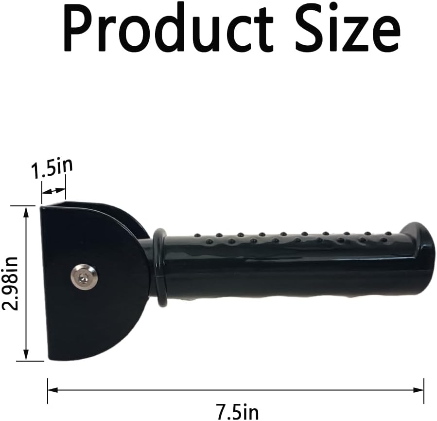 Doorway Flip Assist Handle,Stair Folding Assist Handle,Door Assistant Support Grip for Seniors, Elderly, Disabled, Handicap and Injured People (Black-1 Set)