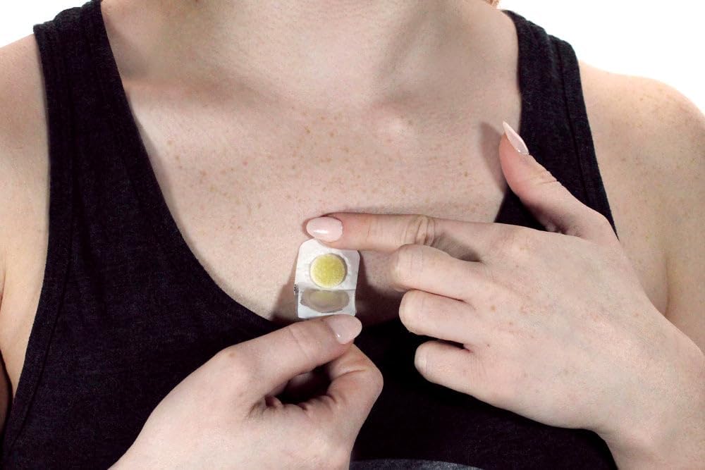 Calm No. 34 Patche for Stress Relief | Essential Oil Blend Natural Aromatheraphy Stickers | Non-Metallic Safe for MRI, Easy Peel and Stick Aroma Calming Patch,50 Patches Pack