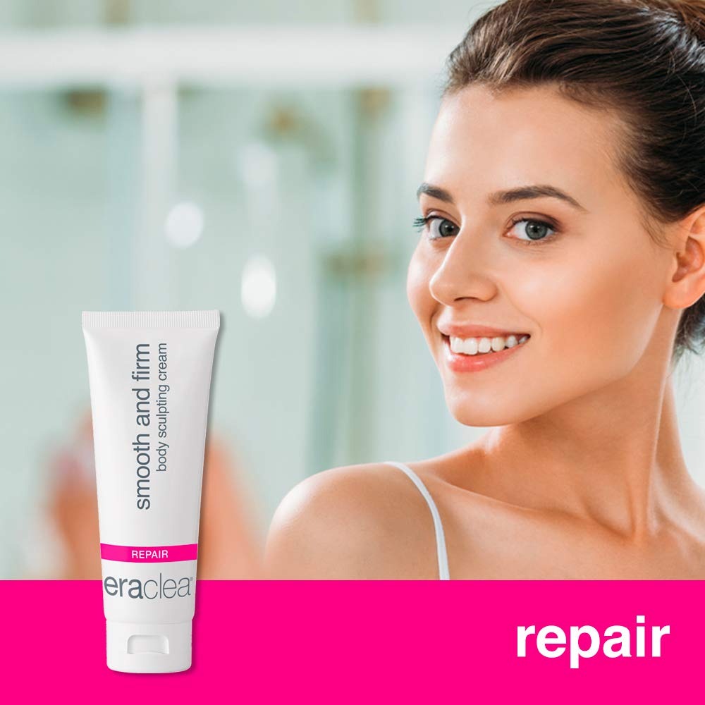 eraclea Smooth & Firm Body Sculpting Cream, Hyaluronic Acid Body Lotion with Seaweed, Herbal Extracts & Antioxidants for Massage, Lymphatic Drainage, and Slimming (4 fl oz)