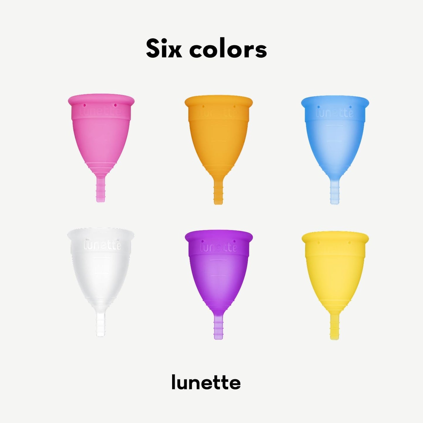Lunette Menstrual Cup – Best Reusable Period Cup – Wear for 12 Hours and Reuse up to 10 Years, Yellow Size 2 for Moderate to Heavy Flow