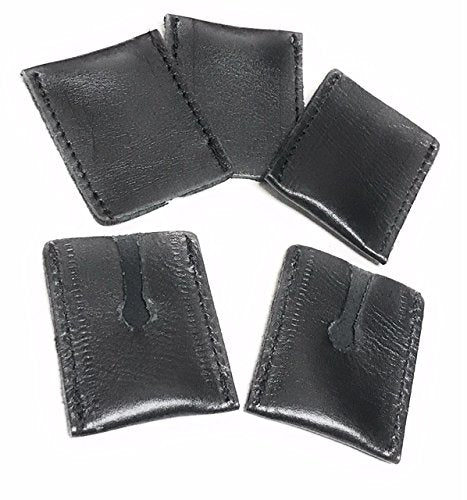 G.B.S Leather Double Edge Safety Razor Head Protective Sheath, Travel Cover, Pack of 5