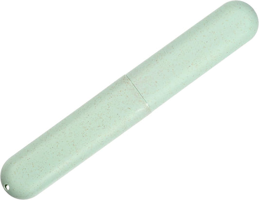 VOCOSTE 1pcs, Traveling Toothbrush Holders Case, PP Toothbrush Case for Travel Business, Green, 8.07''x1.22''x0.83''