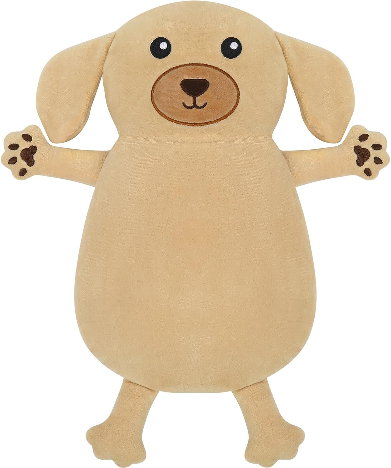 Microwave Heating Pad for Pain Relief, 16" x 11" Microwavable Heating Pads for Cramps, Back Pain, Neck Shoulder, Muscles, Knee, Joints, Natural Heat Pack Moist Heat, Golden Retriever