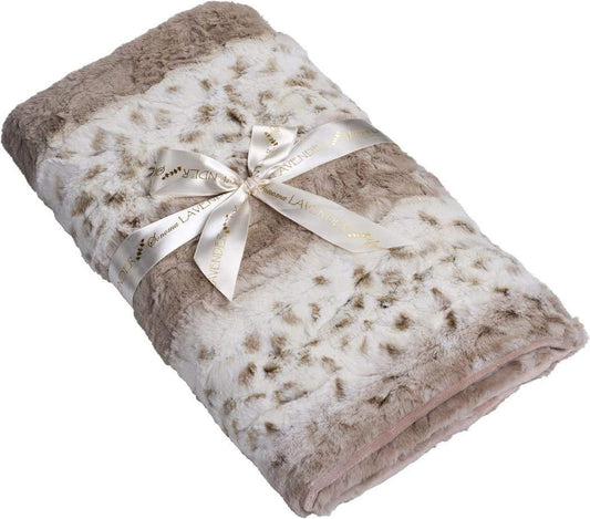 Sonoma Lavender Aromatherapy Spa Blanket Filled with Lavender Flowers and Flaxseed, Hot/Cold Microwaveable Heated Blanket for Soothing Muscles, Removable Washable Cover (44" x 18", Arctic Circle)