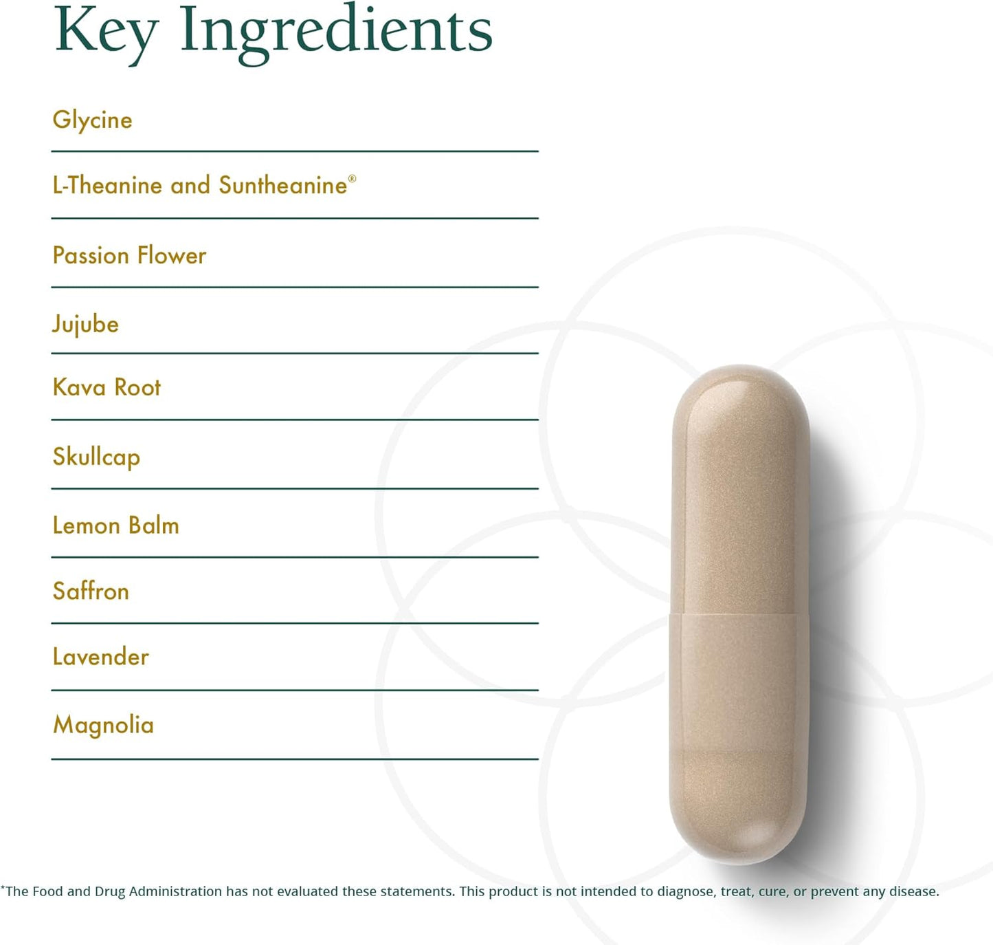 Natura Health Products Tranquility Supplement - Supports Relaxation - Featuring L-Theanine, Lemon Balm, Saffron, Kava, Skullcap, Lavender and Passion Flower (90 Capsules)