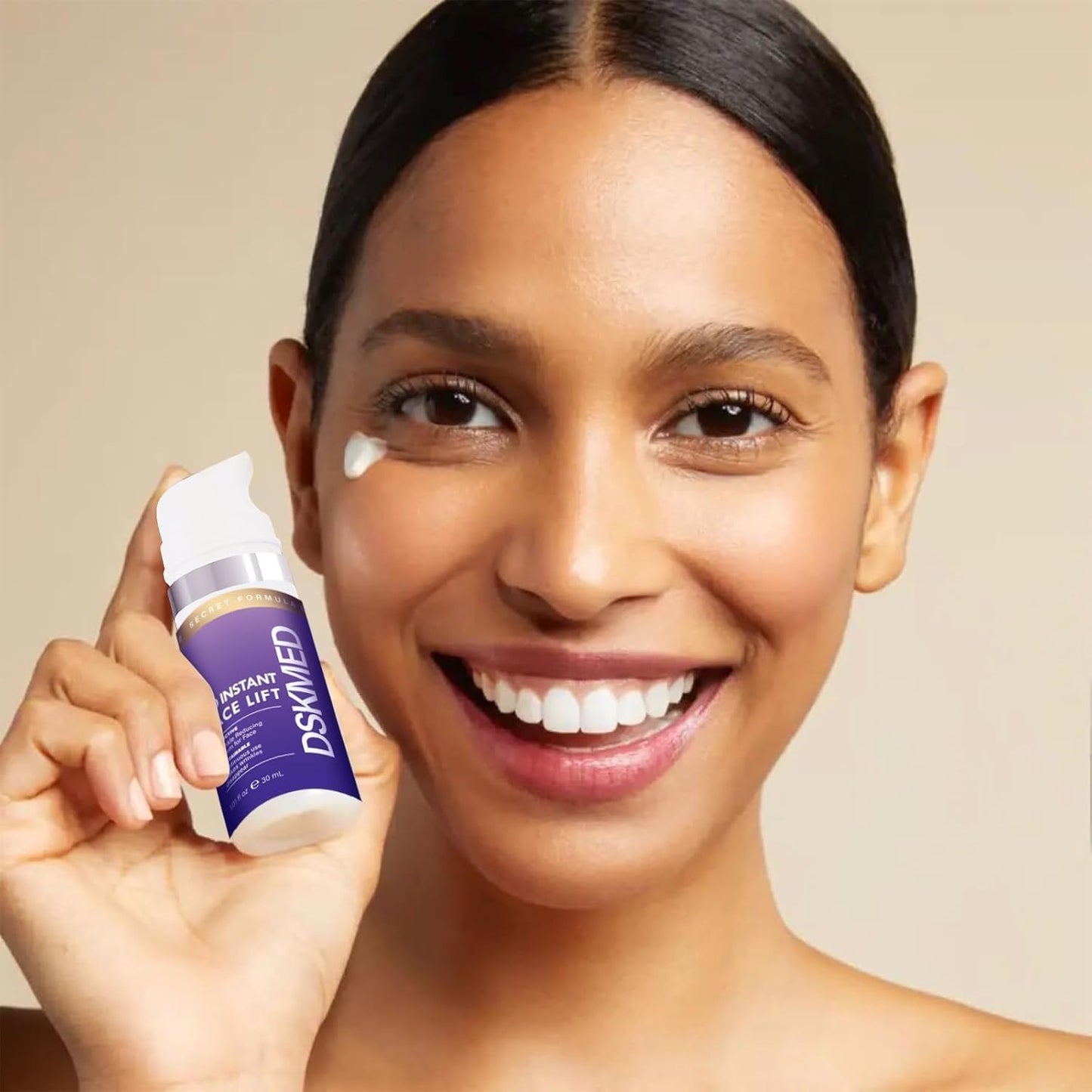 Instant Face Lift - 2.0 Instant Firmx Eye, Eye Cream for Puffiness and Bags Under Eyes. Instant Wrinkle Serum, Available on Face and Neck, Tightens Delicate Skin 1.01oz/Purple