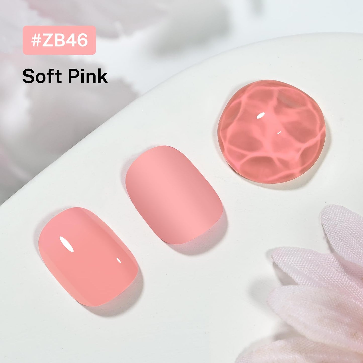 16.5ml Soft Pink Nail Polish Large Volume Quick Dry Nail Polish, Long Lasting Shine, Fingernail Toenail Nail Art DIY Home Travel Nail Art Gift