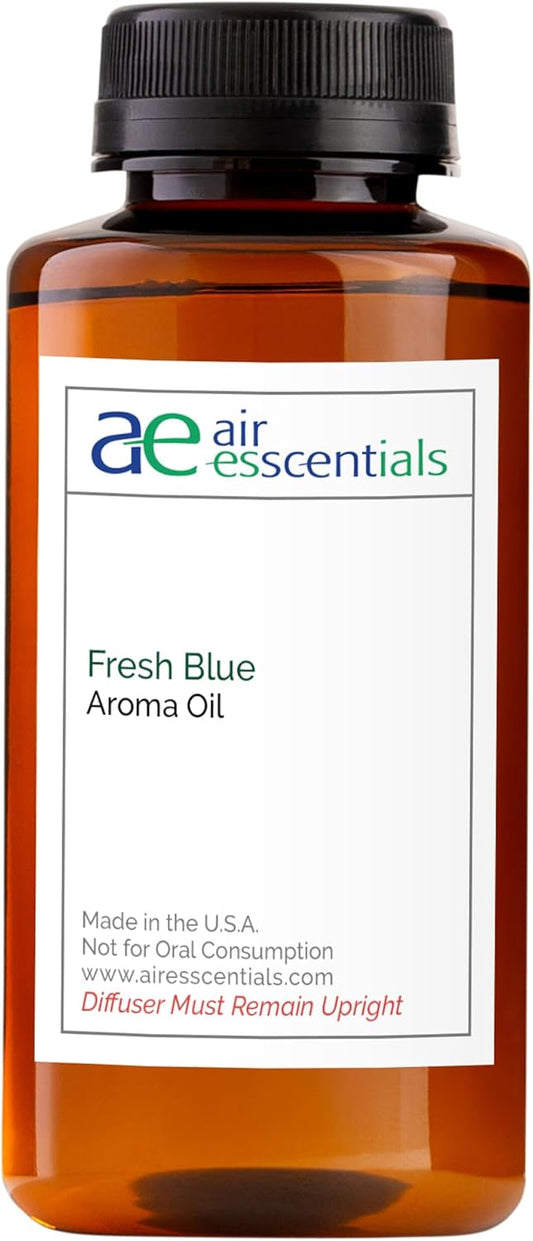 Fresh Blue Aroma Oil, Essential Oils Blend for Diffusers & Scent Machines, Mandarin, Ozone & Cardamom Blend, Aromatherapy, Cold Air Diffuser Compatible, 300 mL