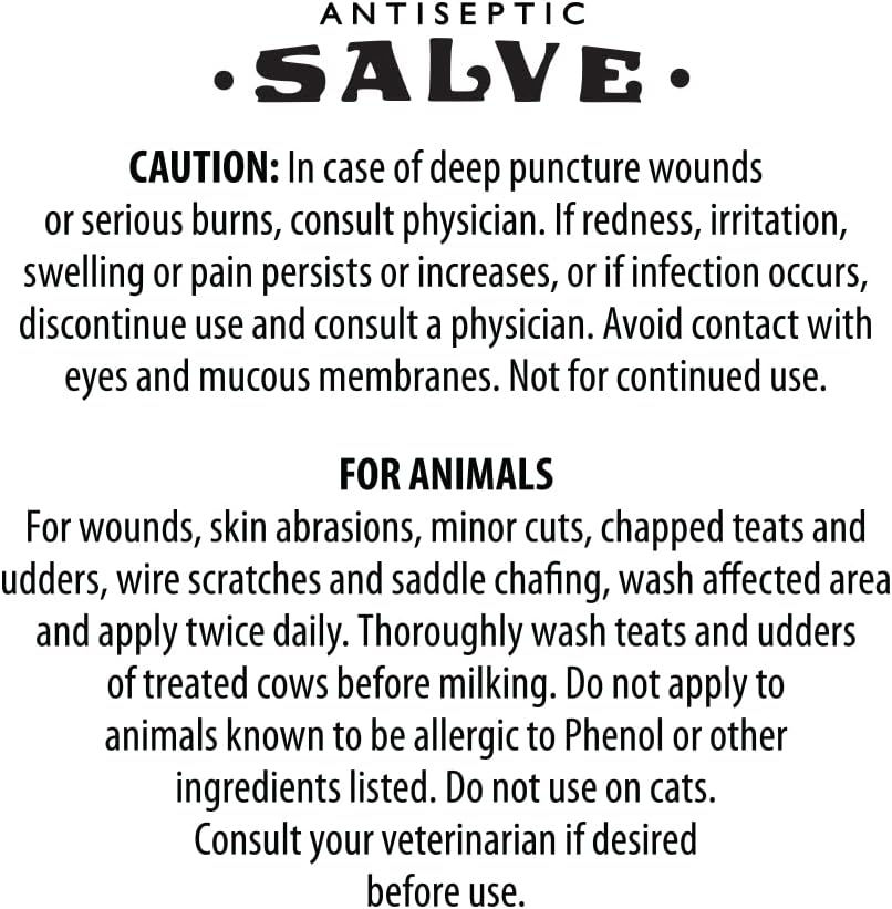 Rawleigh Antiseptic Salve Iconic Yellow Big Tin: 4.5 oz, Multi-Purpose Ointment Soothes Cuts, Bruises, Irritations, with Turpentine, Phenol, Cottonseed Oil & Paraffin, Original Formula - Pack of 3