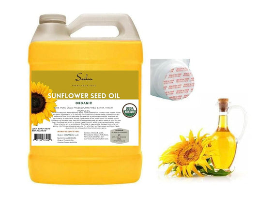 64 fl.oz - 100% Pure Certified Organic Extra Virgin High Oleic Sunflower Oil