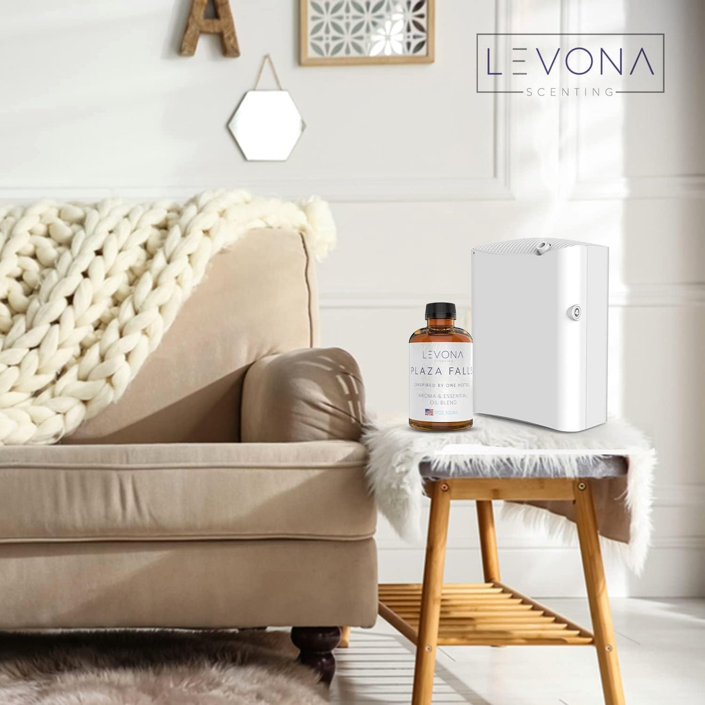 Levona Scent Home Luxury Scents: Plaza Falls Fragrance Oil Inspired by One Hotel Essential Oil - Pure Essential Oils for Diffusers for Home - Scented Oil