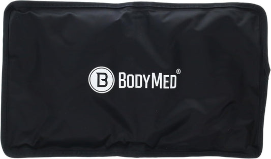 BodyMed Reusable Gel Ice Pack Cold Compress for Back, Shoulder, Neck, & Knee - Professional Grade Cold Therapy for Injuries, Aches, Swelling, Bruises, Sprains - 12 in. x 7 in. (Half)