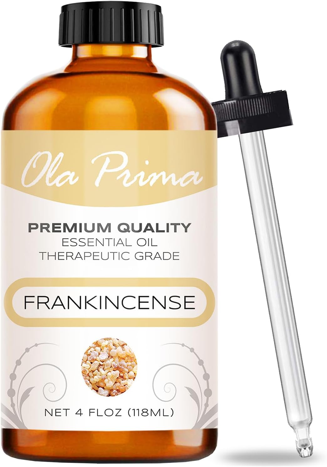 Ola Prima Frankincense Essential Oil 4oz – Frankincense Therapeutic Essential Oil 4 Fluid Ounces