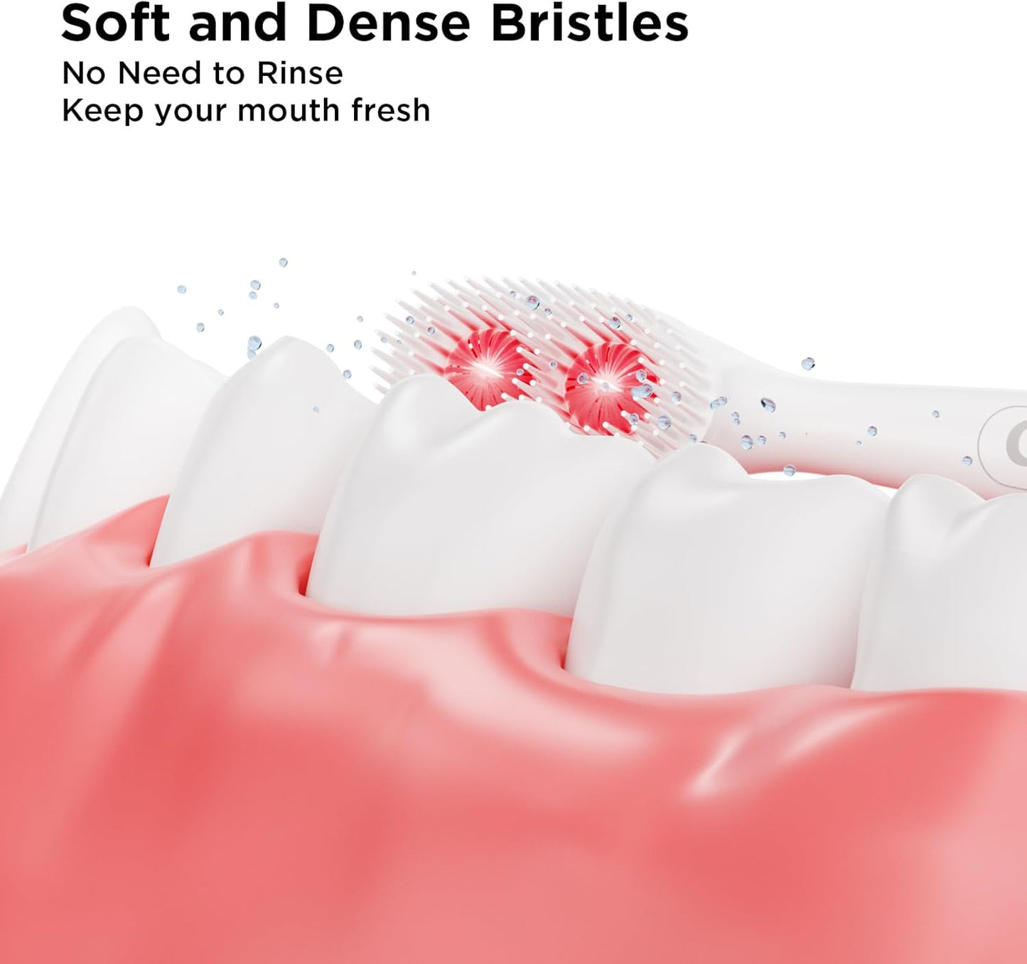 cleaings® Disposable Toothbrushes with Toothpaste - 4-in-1 Mini Travel Toothbrushes, Built-in Tongue Scraper, Floss & Picks for On-The-Go, Camping, Work (Strawberry)