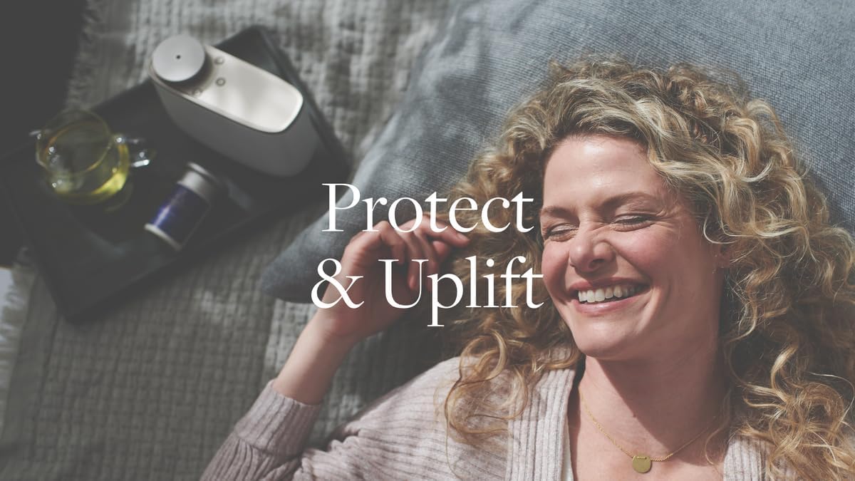 Aera Mini Support Breathe Aromatherapy Essential Oil Home Fragrance Scent Refill - Notes of Eucalyptus, Tea Tree and Pine - Works with The Aera Mini Diffuser, Mini Scent Capsule Size