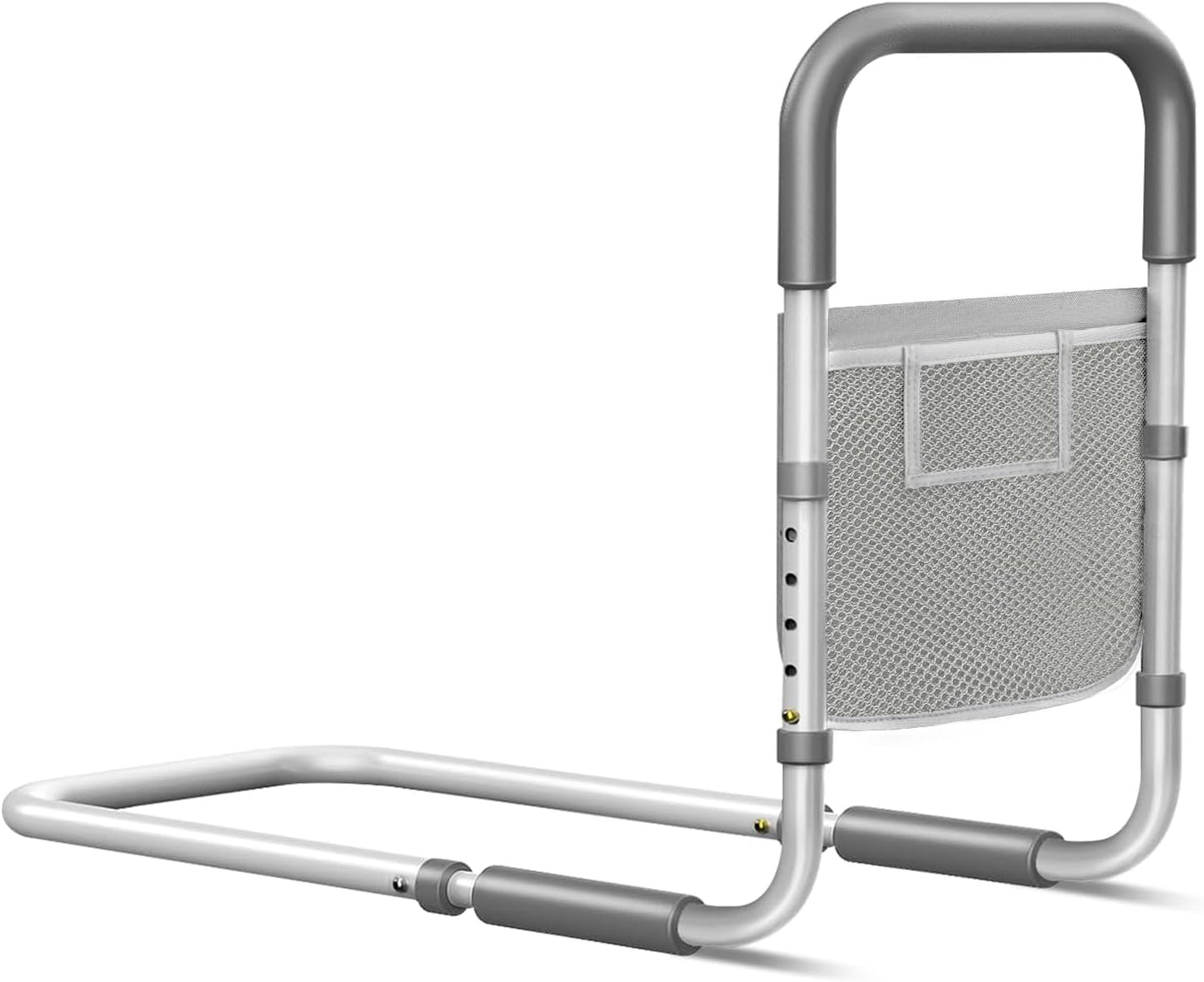 Bed Rails for Elderly Adults Safety: Adjustable Bed Assist Rails for Seniors & Patients with Storage Bag - Bedside Rail Handle Support Bar Bed Guard Rails - Fits King Queen Full Twin Medium