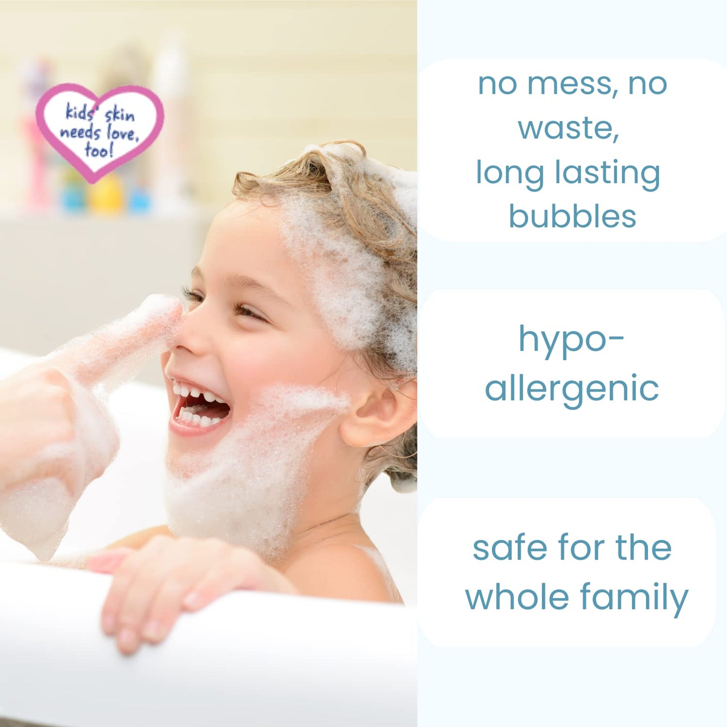 TruKid Bubble Podz Bubble Bath for Kids, Toddlers, & Babies, Tear Free Gentle & Refreshing Bath Bomb for Sensitive Skin with Natural Moisturizers, Non-Toxic, pH Balanced, Lavender Scent (60 Podz)