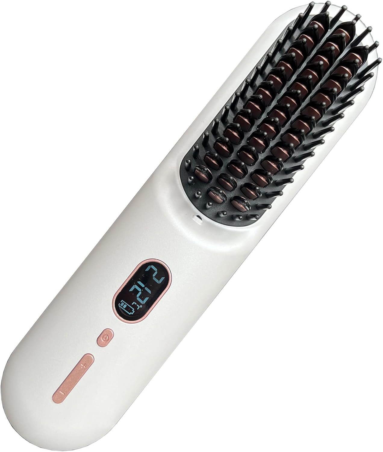 Cordless Hot Comb Rechargeable Hair Brush Straightener Heat Pressing Combs Ceramic Electric Straightening Comb, Anti Burn for Natural Black Beard Wigs Meige （9000mA）