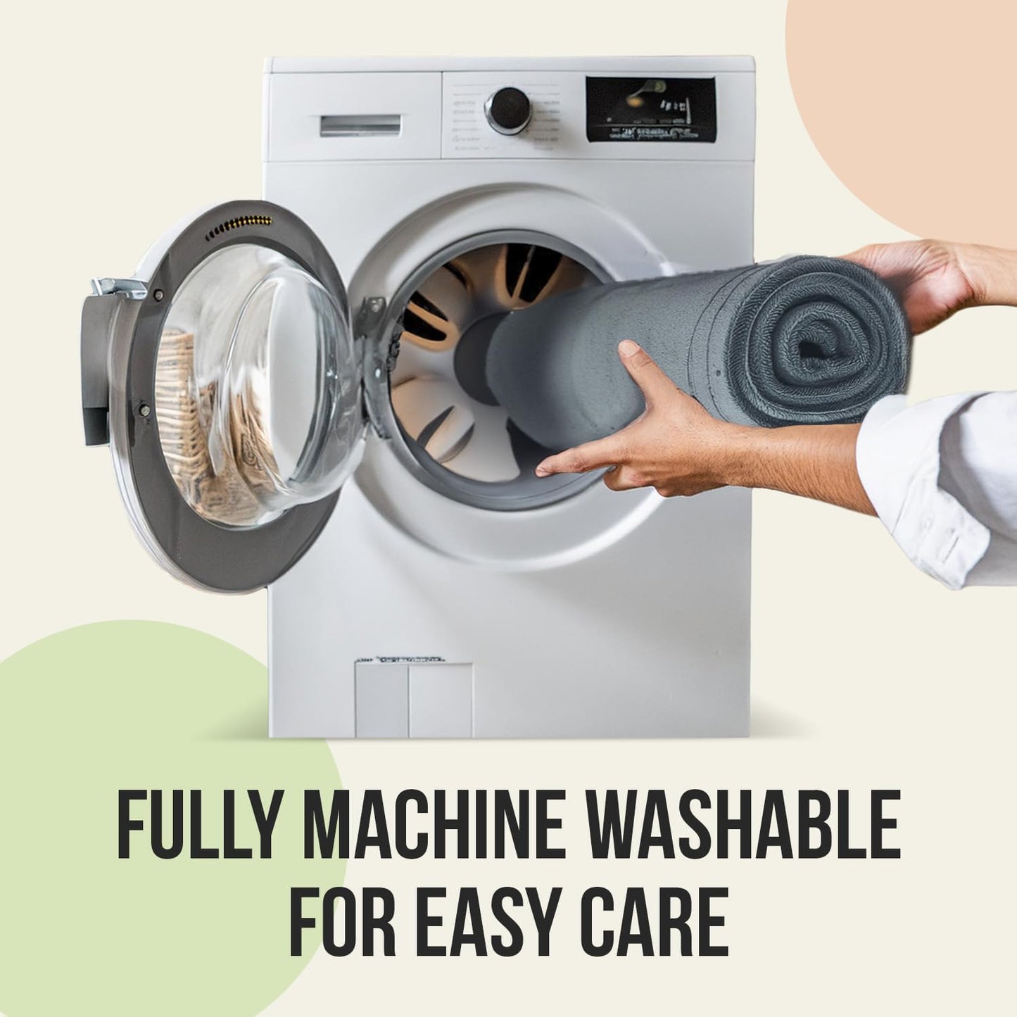 ITSOFT Memory Foam Bath Mat 59x23, Non Slip, Machine Washable, Quick Dry & Absorbent Rugs, Bath Mats for Bathroom Floor, Tub & Shower, Bathroom Rug, White