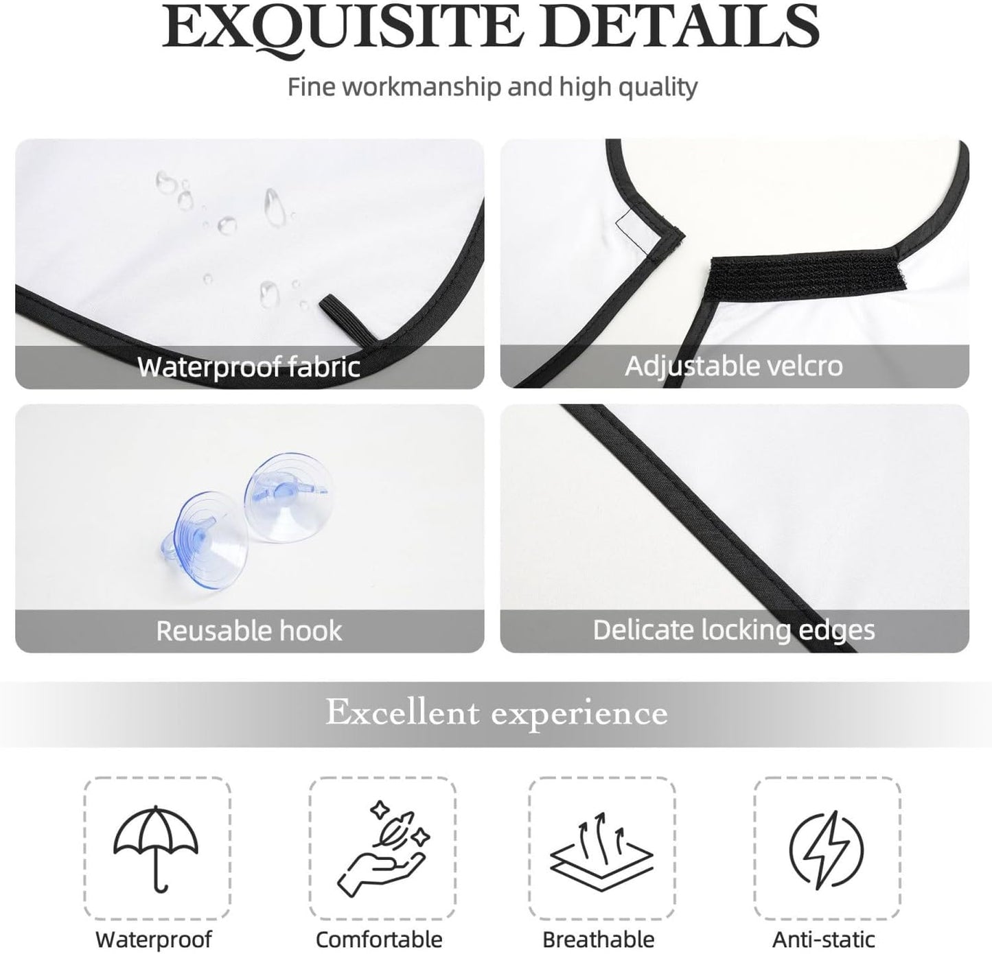 Men's Beard Maintenance Apron, Waterproof & Easy Clean, Witchy Mystery Vintage Magic Mushrooms Fall Leaf Floral