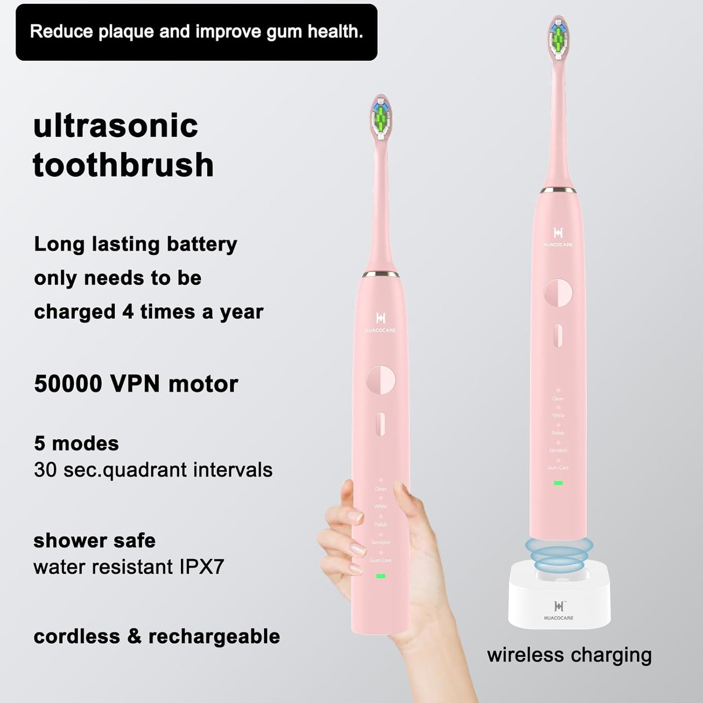 Upgraded Model Water flosser and Electric Toothbrush Combo-5 Brushing & Flossing Mode-Game-Changer for Your Oral Care Routine.2-in-1 Oral Clean Kit-for Teeth Cleaning and Gum Health(Pink)