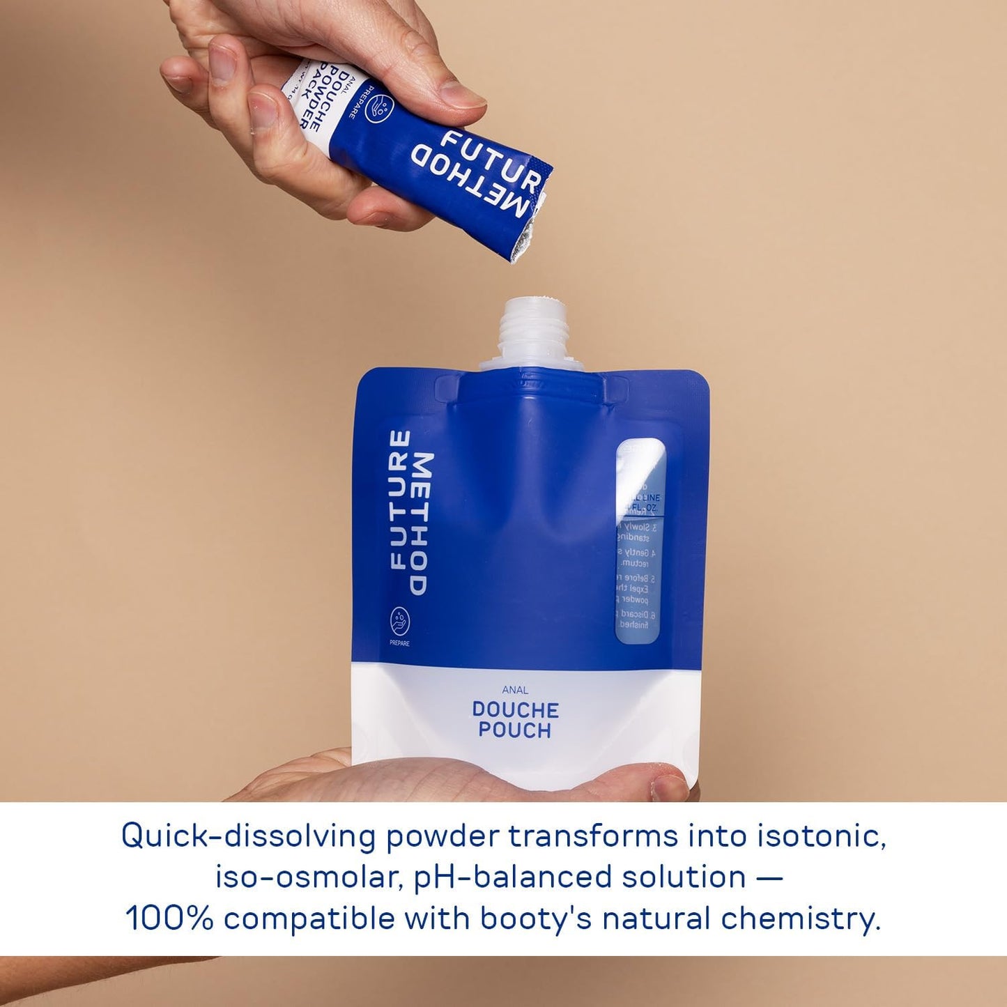 Anal Douche Kit 200ml - Disposable Intimate Wash - All-in-1 Anal Cleaner with Isotonic and Iso-Osmolar Solution - Hydrating and Calming Gentle Care for Safe and Confident Play, (Pack of 5)