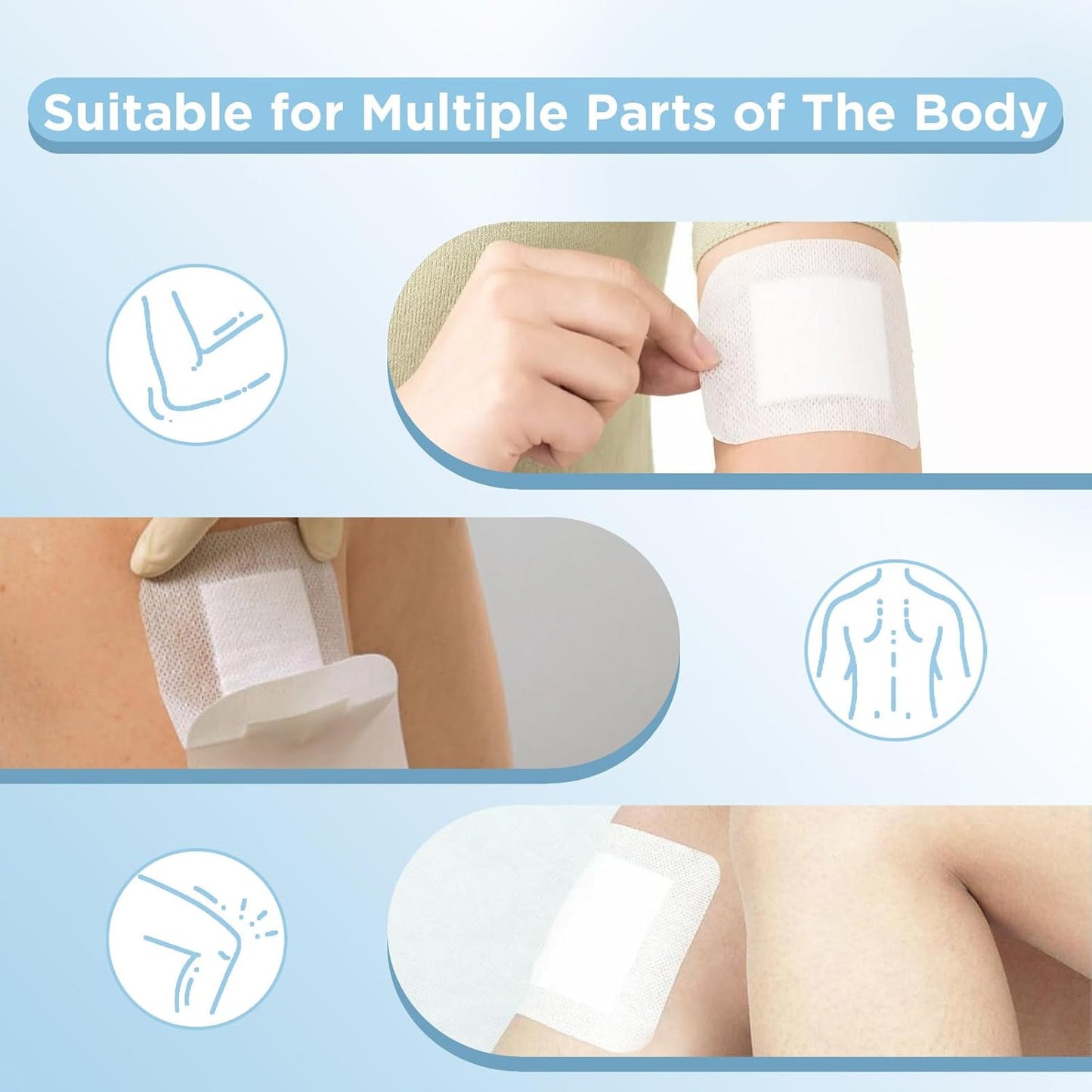 OK TAPE Bordered Gauze Island Dressing 4"x4",25 Count Wrapped Gauze Pads,Non-Woven Sterile Wound Dressing with Highly Absorbent Pad,Soft and Breathable Bandages for Wounds, First Aid