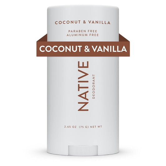 Native Deodorant Contains Naturally Derived Ingredients, 72 Hour Odor Control | Deodorant for Women and Men, Aluminum Free with Baking Soda, Coconut Oil and Shea Butter | Coconut & Vanilla