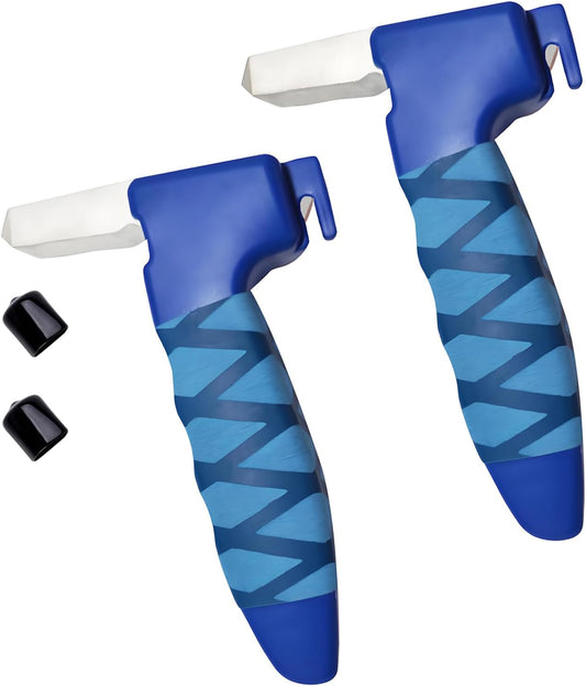 Car Door Handle for Elderly, 3-in-1 Multifunctional Handle Assist, Ultra Grip Mobility Handle for Car, Portable Vehicle Support Door Assist Bar, Max Load 500 Lbs, Anti-Slip Design, Blue