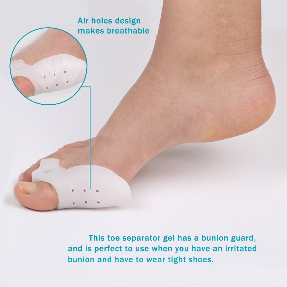 Flyen Bunion Corrector for Women and Men Bunion Pain Relief Protector Sleeves Kit - Relief Pain in Hallux Valgus, Big Toe Spacer Separators Brace Straighteners Splint 1